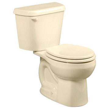American Standard 751DA101.021 Colony Round Complete Toilet, 1.28 gal., Bone