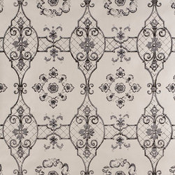 Delft: Pewter - Wallpaper