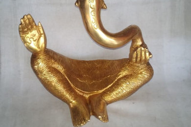 Brass god figures