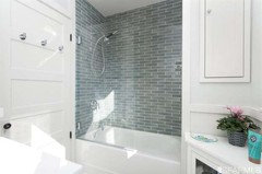 Heath Ceramics G22 Opal Blue Tile Sample