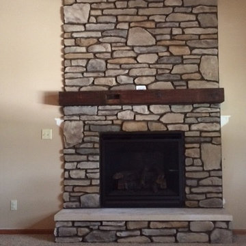 Before and After Fireplace Installation