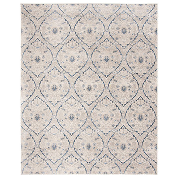 Safavieh Brentwood Collection BNT860 Rug, Light Grey/Blue, 5'3"x7'6"