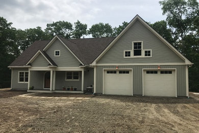Inspiration for a cottage exterior home remodel in Providence