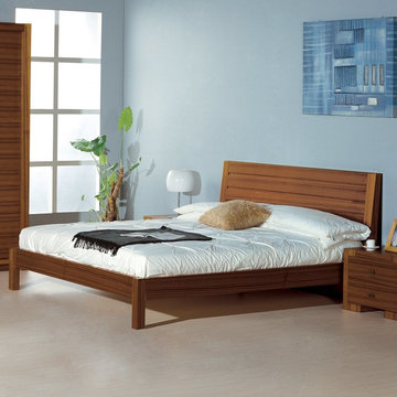 Alpha Platform Bed in Teak - $906.13