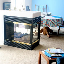 Glass Whole House Remodel - Indoor Fireplaces