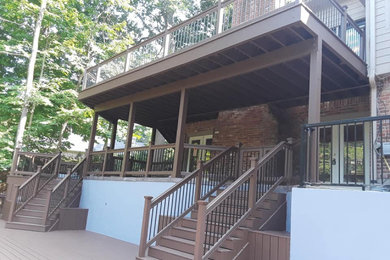 Deck - craftsman deck idea in Indianapolis