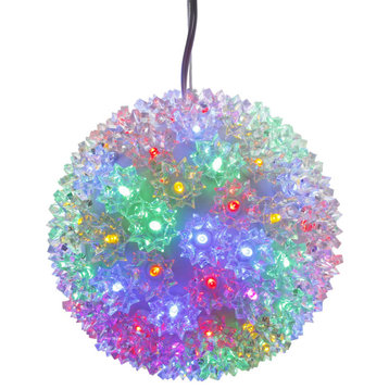 Vickerman x120800 7.5" Ornament With 100 Multi-Colored Wide Angle LED Lights