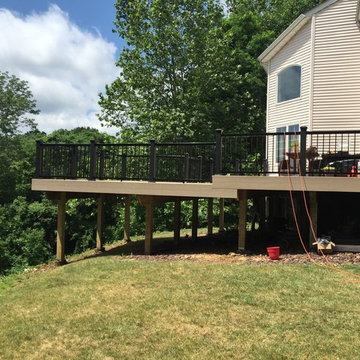 New Transcend deck with aluminum railings