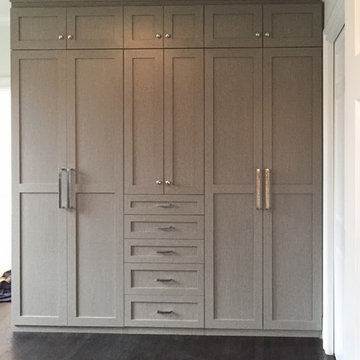 Two Master Bedroom Closets in Latitude East and North, Westport CT