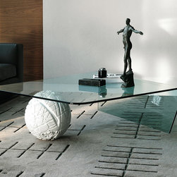 Globus Glass Coffee Table by Cattelan Italia - $1,595.00 - Coffee Tables