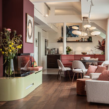Houzzbesuch: Muster, Farbe & Haptik in Harmonie für ein Penthouse