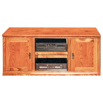 Mission TV Stand, Red Oak, 67w