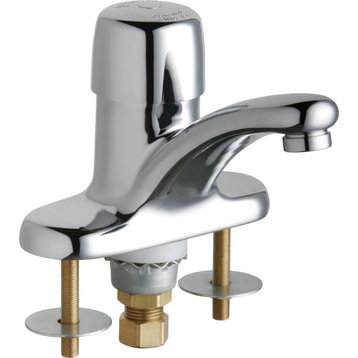 Chicago Faucets 3400-AB Single Supply Hot / Cold Water Basin - Chrome
