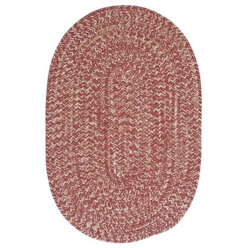 Tremont Rug, Rosewood, 4'x6' Oval