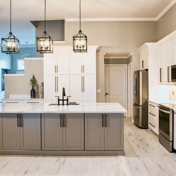 Large Open Island Kitchen