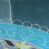 Novica Azure Garden Batik Cotton Tablecloth