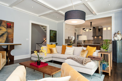 Trendy family room photo in San Francisco