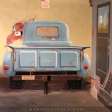 Quaint Town Wall Mural