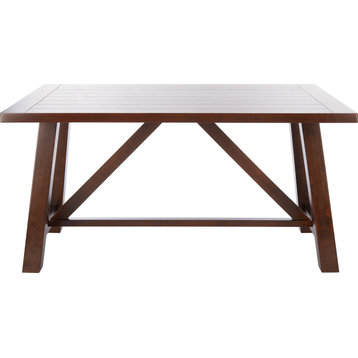 Ainslee Rectangle Dining Table - Brown