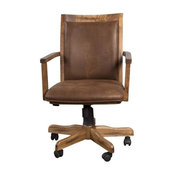 Sunny Designs Santa Fe Office Chair, Rustic Oak