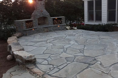 Stone patios and walkways