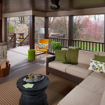 3-story addition provides more outdoor living & entertaining options in Mt. Leba