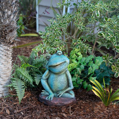 RCS Gifts Planter Frog Moss Accents 