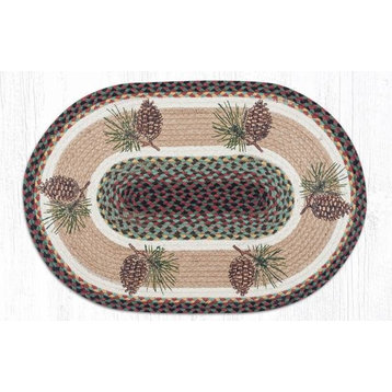 Pinecone Oval Patch 20"x30"