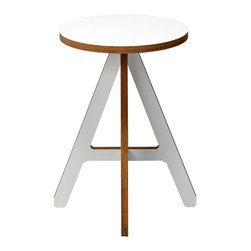 ByALEX A Stool White - Accent & Garden Stools