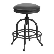 Flash Furniture - Flash Furniture 24'' Counter Height Stool with Swivel Lift Seat - Bar Stools and Counter Stools