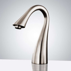 Bathselect Deck Mount Commercial Brushed Nickel Automatic Sensor Faucet - Showerheads And Body Sprays