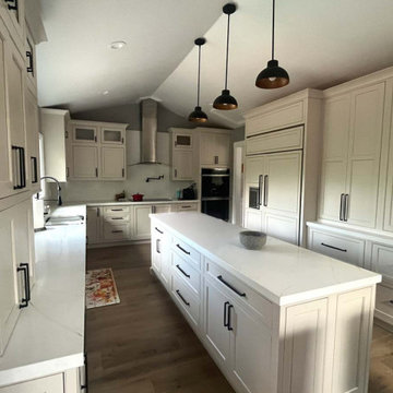 Transitional Mushroom Kitchen Renovation in Danville, CA