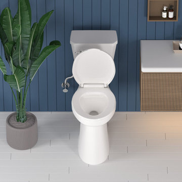 ELEMAZ 21" Extra Tall Toilet | Senior Height Toilet