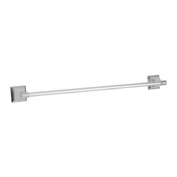 Designers Impressions - 600 Series Polished Chrome 24" Towel Bar - Towel Bars