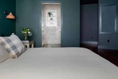 Bedroom - mediterranean bedroom idea in San Francisco