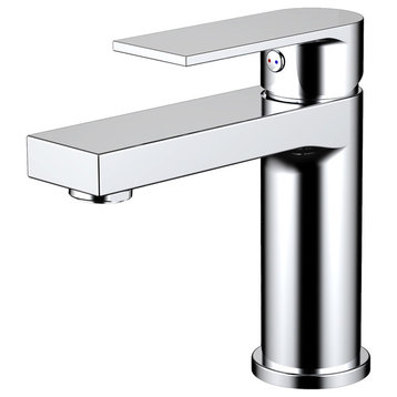 Eviva Pure Single Handle Bathroom Sink Faucet, Chrome