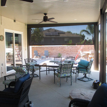 Motorized Power Screens Sun Control Patio