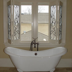 Elite Shutters in Bathroom Settings - Window Blinds