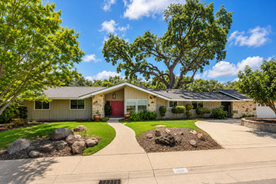 Example of a minimalist exterior home design in Sacramento