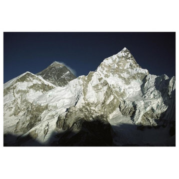 "Mt Everest and Mt Nuptse from Kala Pattar, Khumbu, Himalaya" Paper Art, 62"x42"