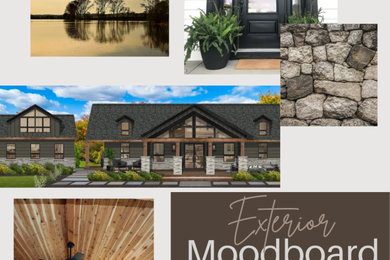 Contemporary exterior home idea in Other