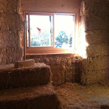 Anna's Straw Bale Home in process