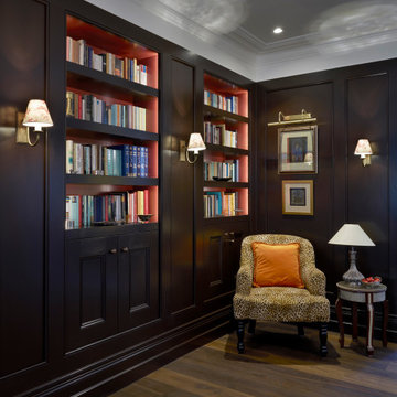 Victorian townhouse library