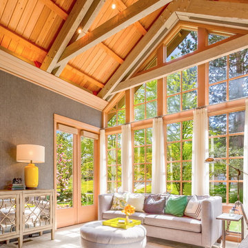 Transitional Custom Great Room