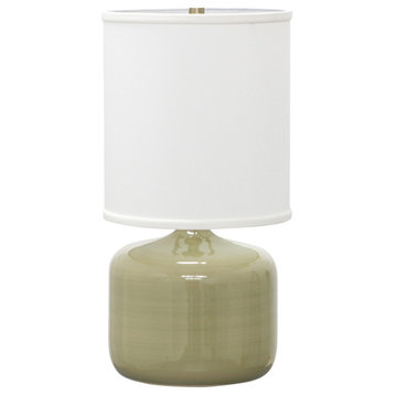 House of Troy GS120 Scatchard 1 Light 19-1/2"H Vase Table Lamp - Celadon