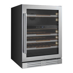 47 Bottle Single Zone Wine Cooler - Beer And Wine Refrigerators