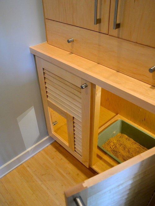 Hidden Litter Box Ideas, Pictures, Remodel and Decor
