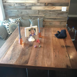 Reclaimed Oak Tabletop - Table Tops And Bases