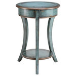 Elk Home - Elk Home Freya, 26.13" Table, Bronze Finish - Three-leg round accent table with open storage sheFreya 26.13 Inch Tab Bronze *UL Approved: YES Energy Star Qualified: n/a ADA Certified: n/a  *Number of Lights:   *Bulb Included:No *Bulb Type:No *Finish Type:Bronze
