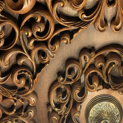 Custom hand carving woodwork - Furniture